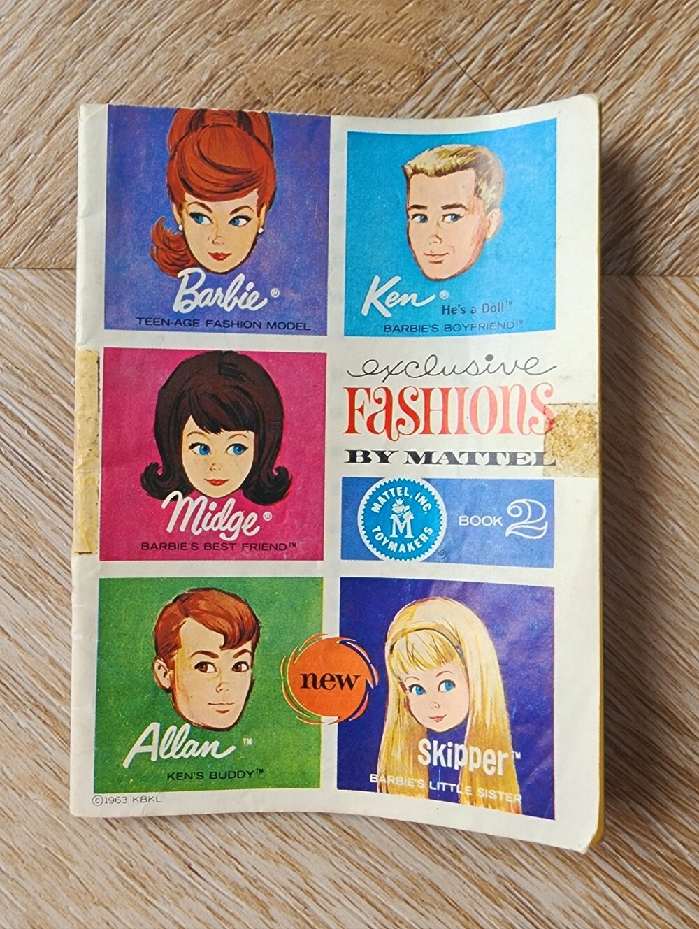7 x Collectible Vintage Mattel Barbie & Friends Illustrated Booklets - 1962-70